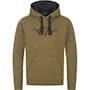 Blaser Hoody 23 Luvtröja Herr Mörk Olive/Svart