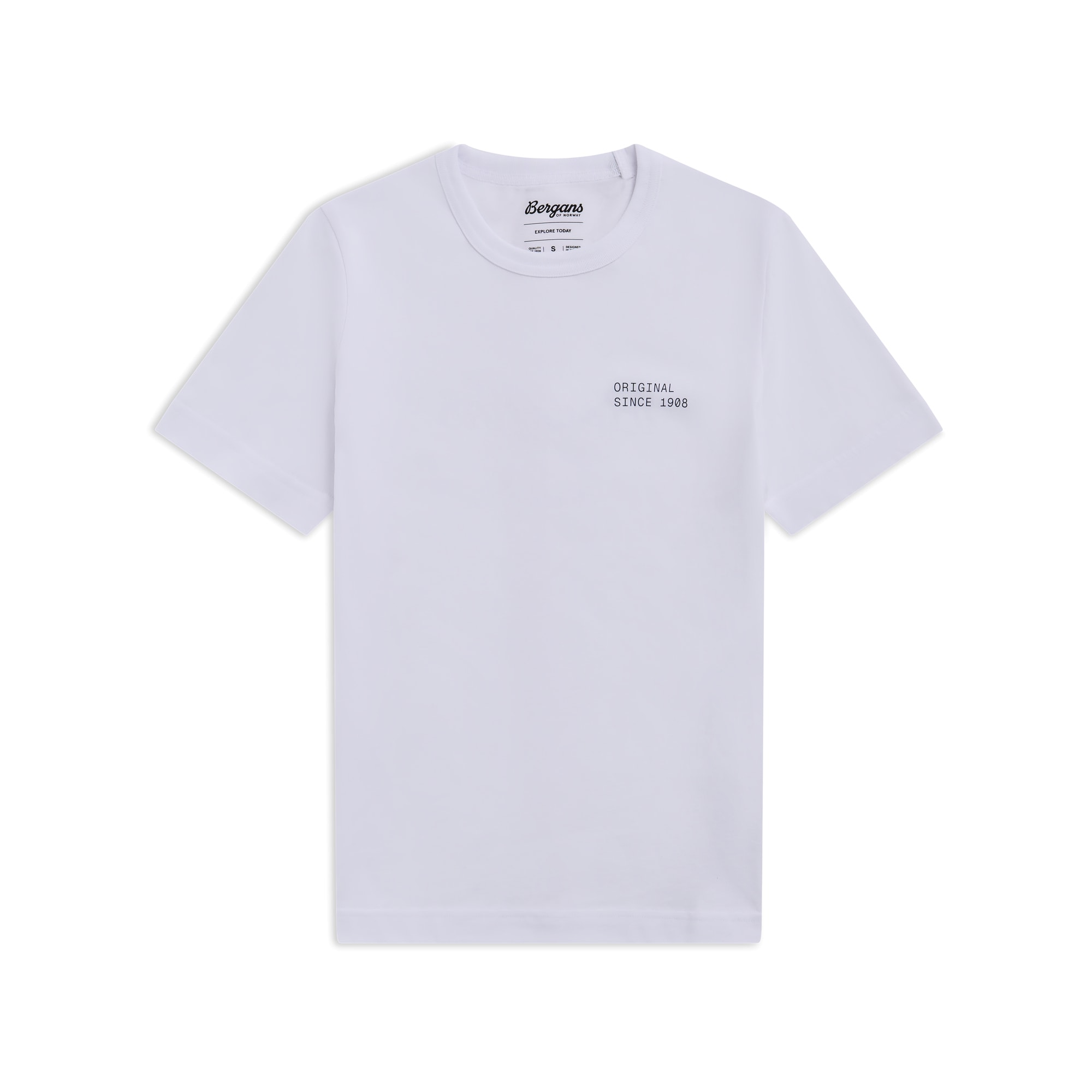 Bergans Original Cotton T-Shirt Damen Paper White