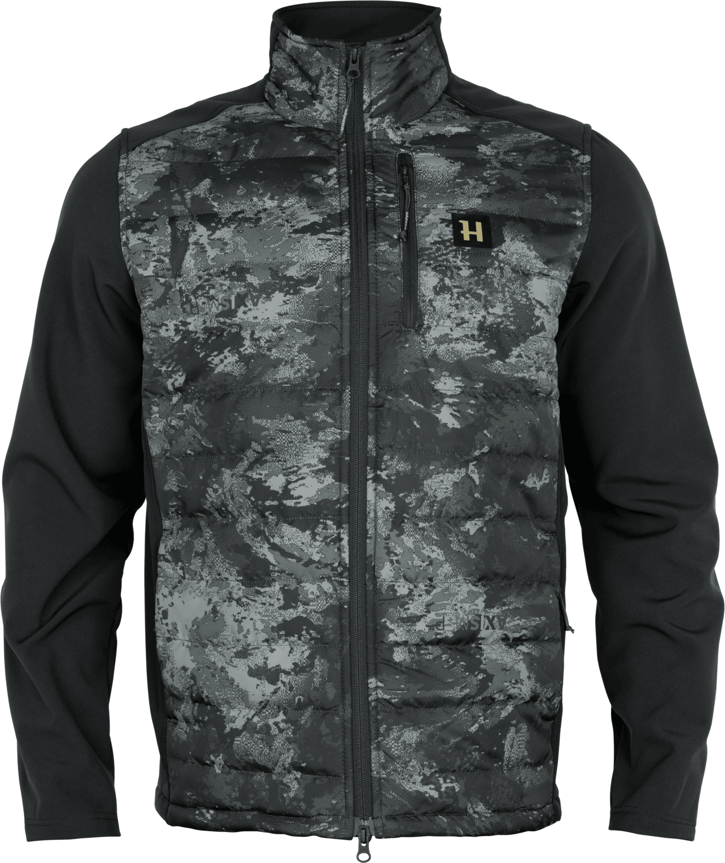 Härkila NOCTYX Camo Hybrid Jacket Herre AXIS MSP®Black/Black