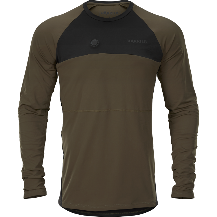 Härkila Heat L/S Aluspaita Willow Green/Black