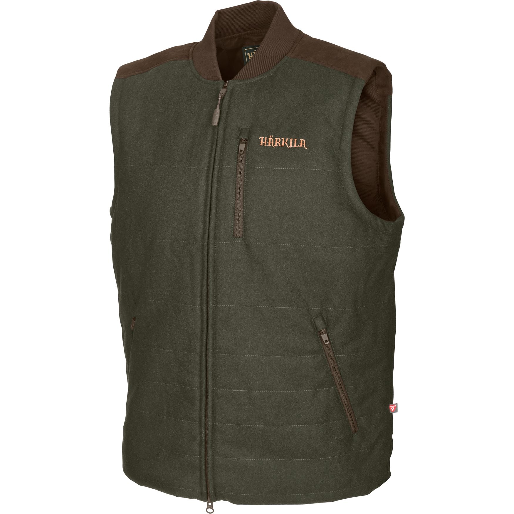 Härkila Metso Active quilt vest Willow green/Shadow brown XL -