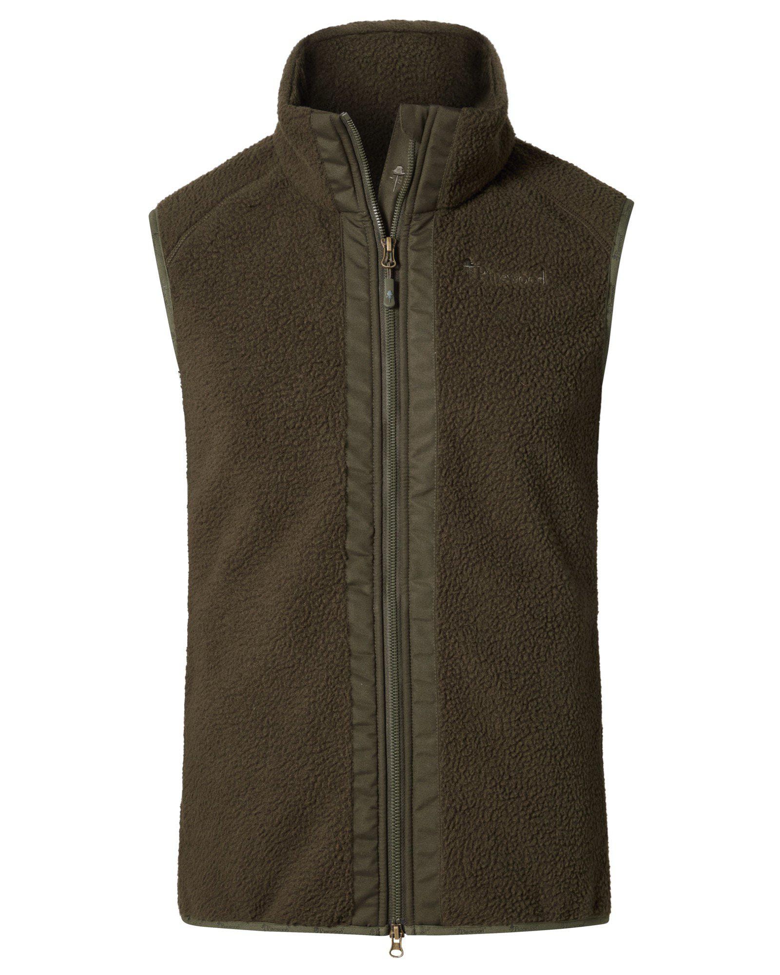 Pinewood Pilefleece Väst Dam Moss Green