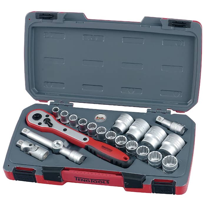 Teng Tools Hylsnyckelsats T1221 1/2 21 delar