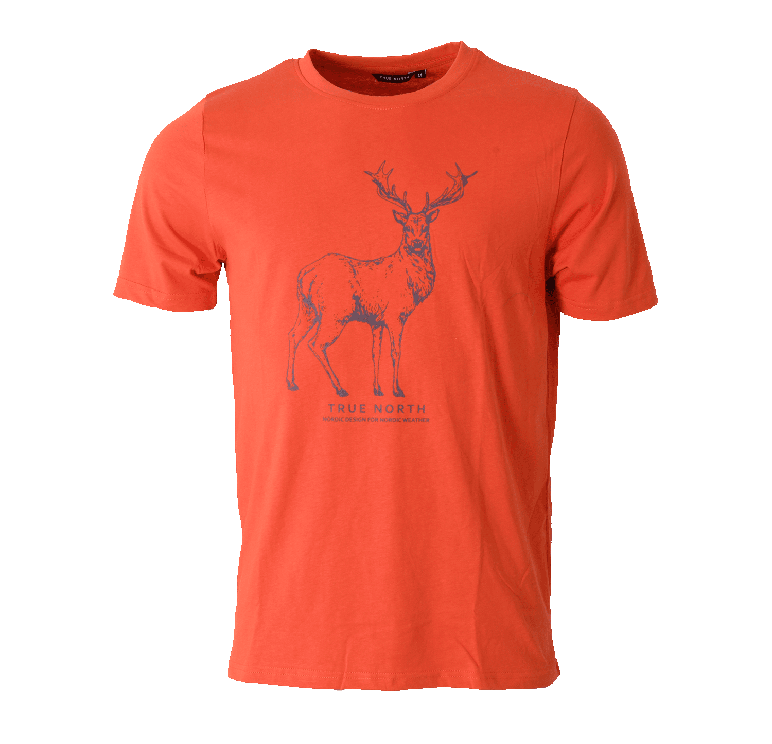 True North T-Shirt mit Print in Ziegelrot