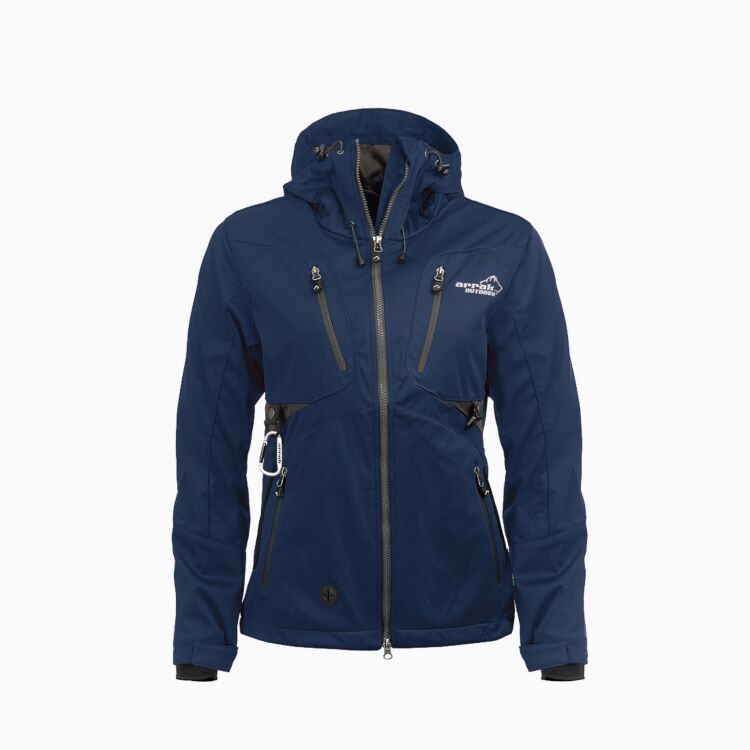 Arrak Akka Softshell Jacket Women Navy
