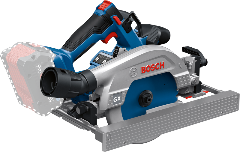 Bosch Cirkelsåg Gks 18V-57-2 GX med styrskena FSN 440X