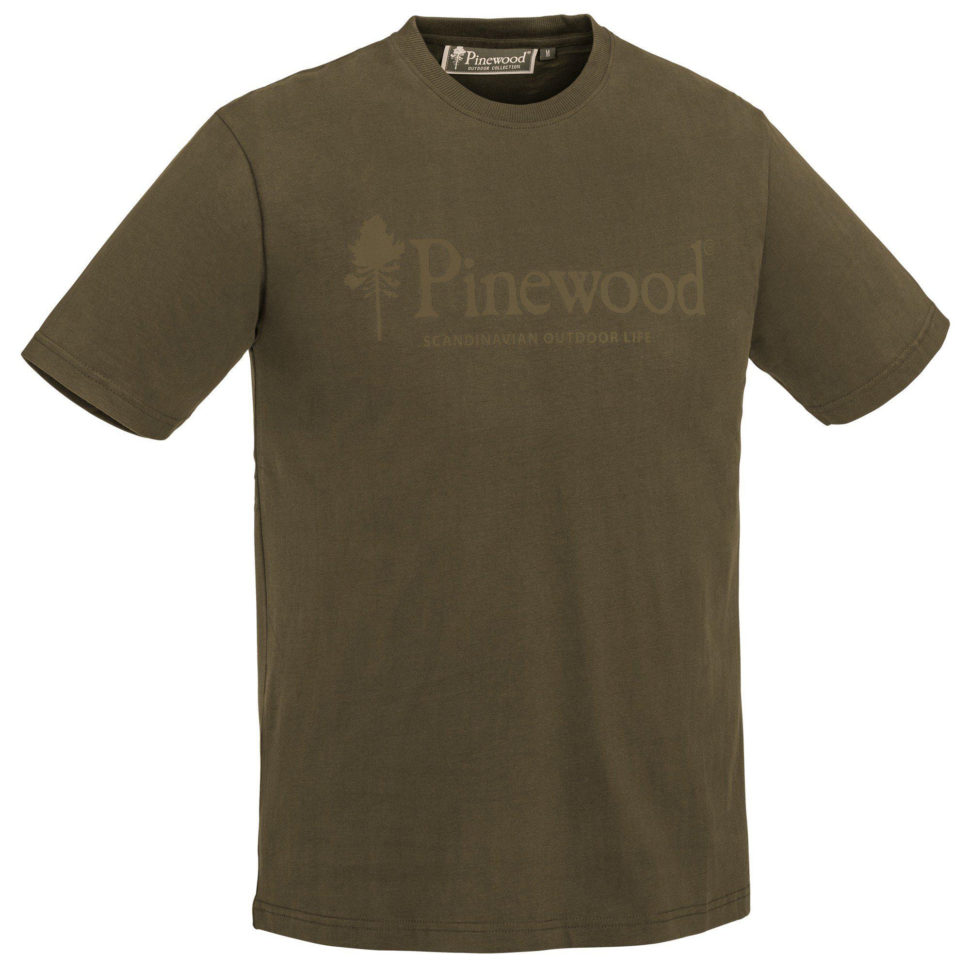Pinewood Outdoor Life T-Shirt Herr Hunting Olive