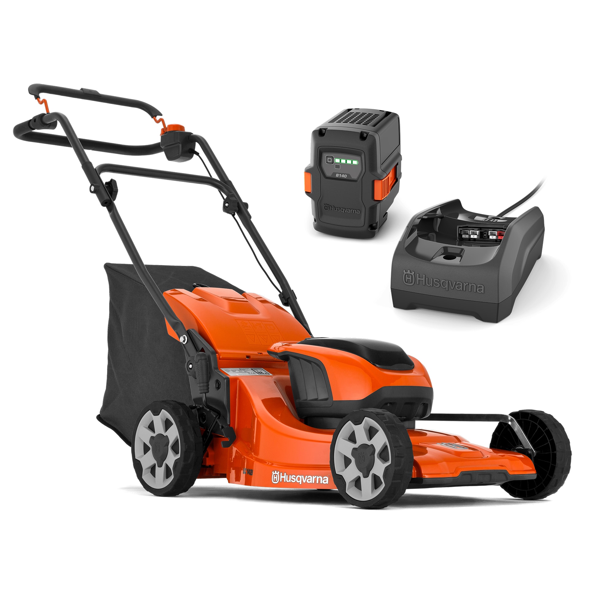 Husqvarna Lc 142I Gressklipper Med Batteri Og Lader -