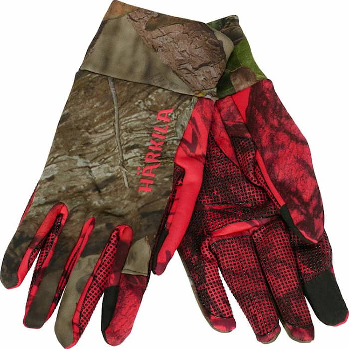 Härkila Moose Hunter 2.0 Fleece Handske MossyOak Break-Up Country/MossyOak Red