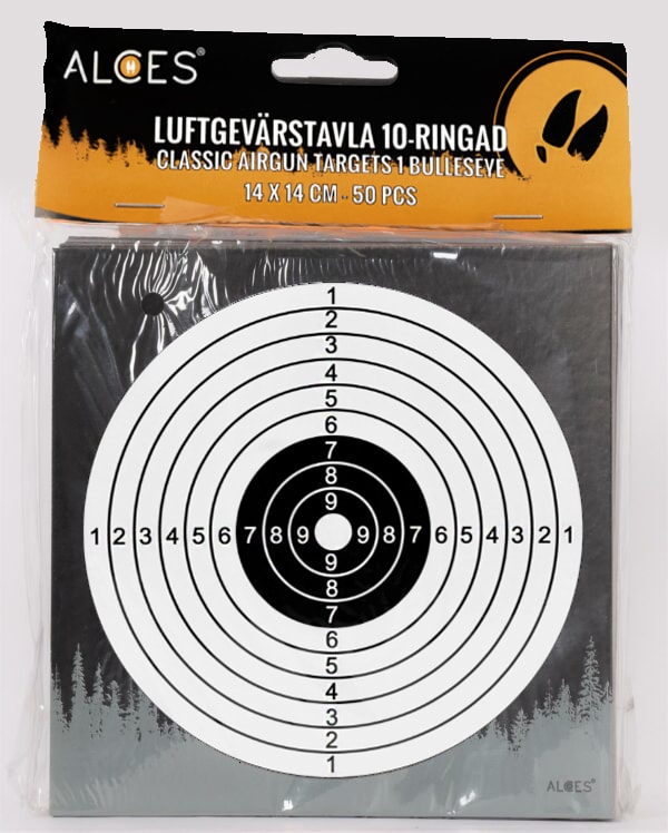 Luftgeværbrædder 14x14 cm Officiel 10-ring