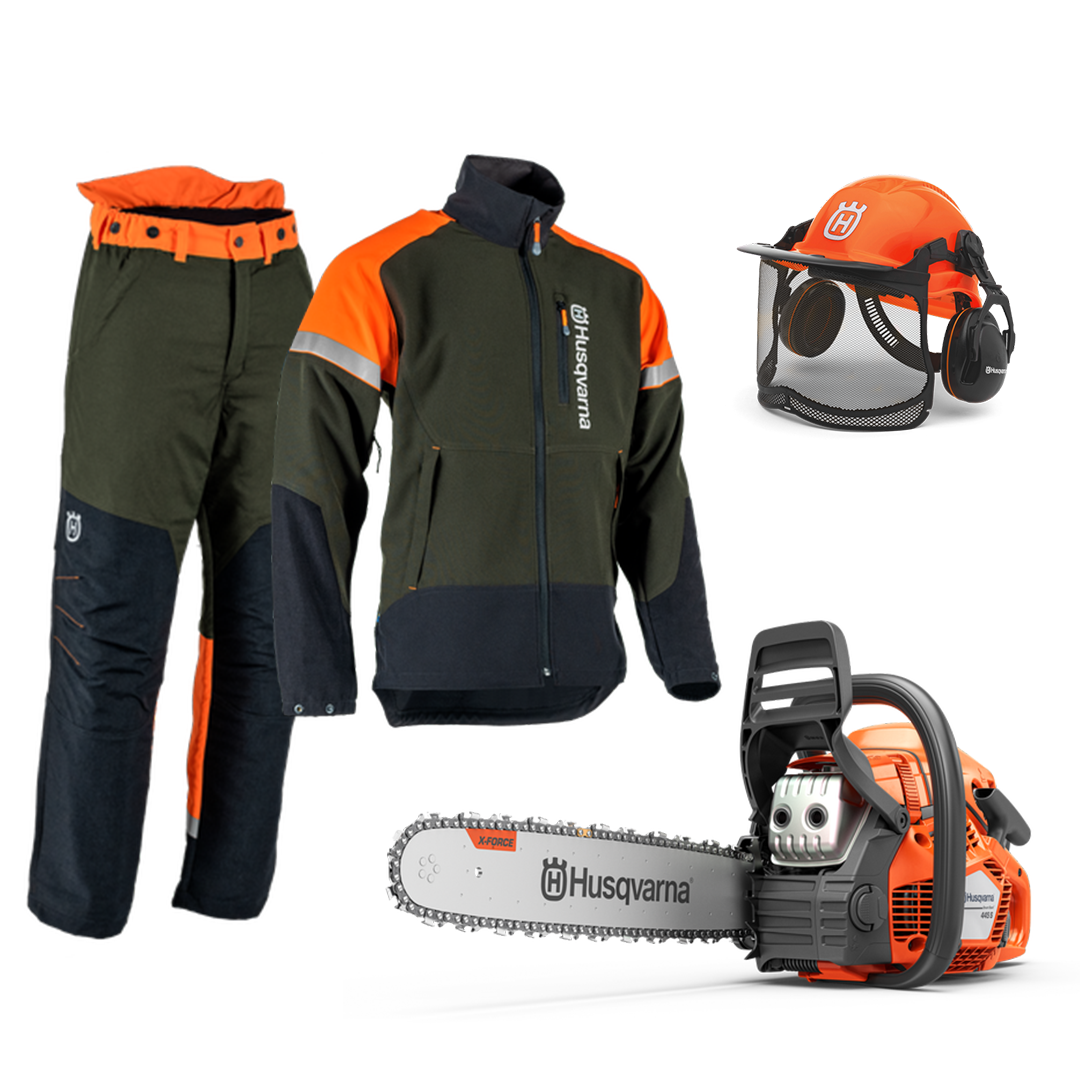 Husqvarna 445e II TrioBrake Semiprof-pakke