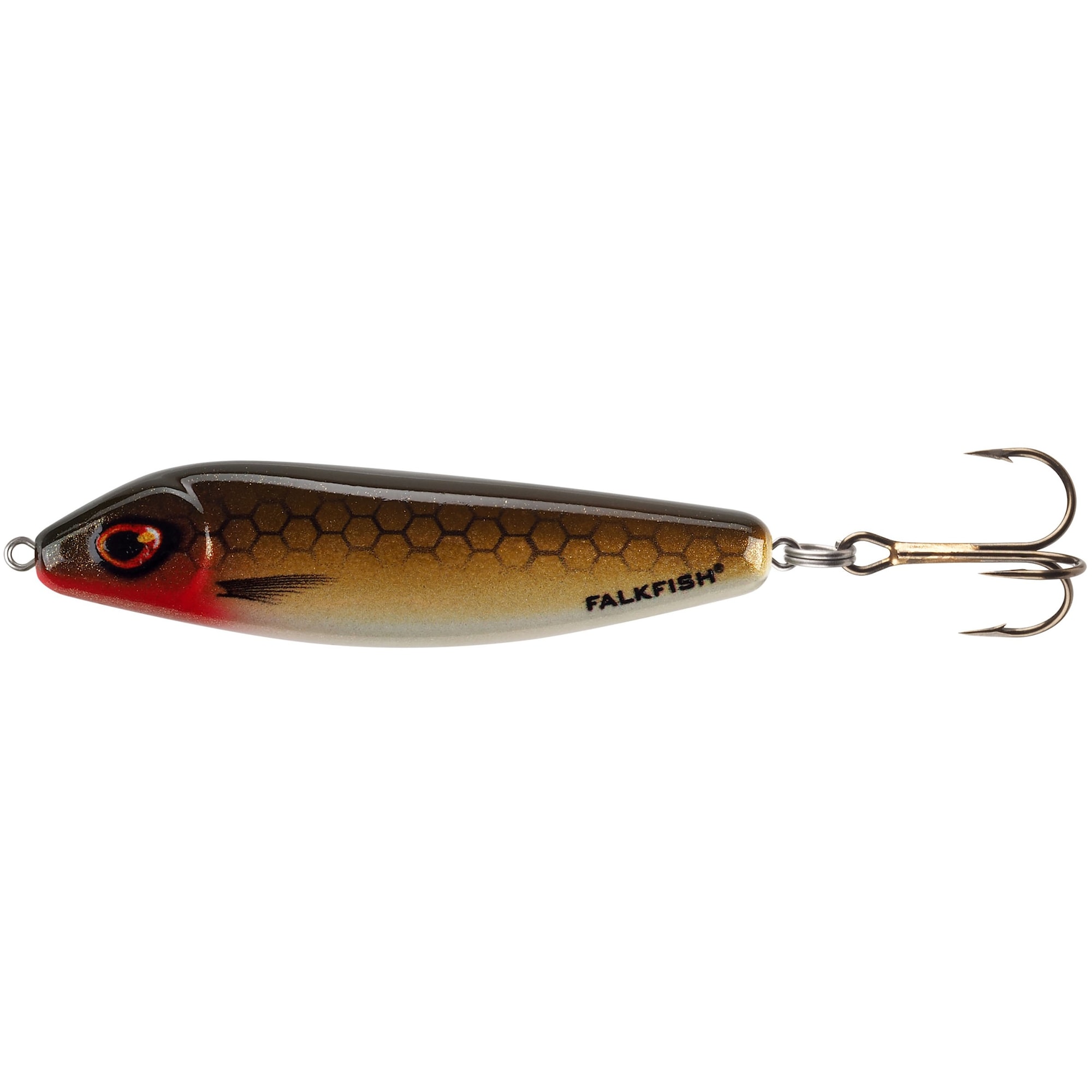 Falkfish Spöket 18 g 8 cm Brown Clown Comb