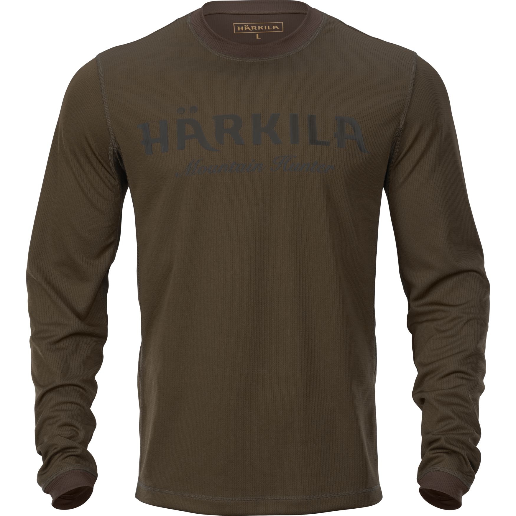 Härkila Mountain Hunter L/S genser Hunting green/Shadow brown M