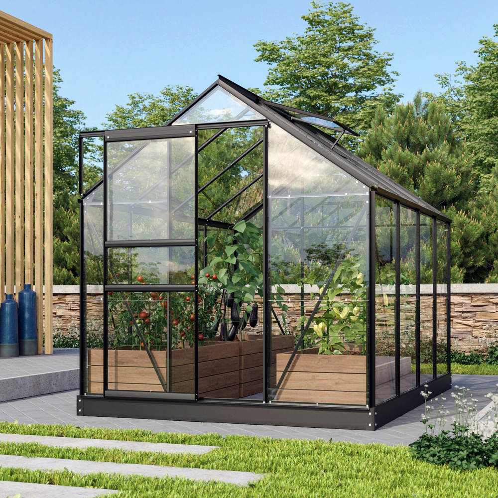 Vitavia Venus 5000 Växthus Glas med sockel - 5 m2