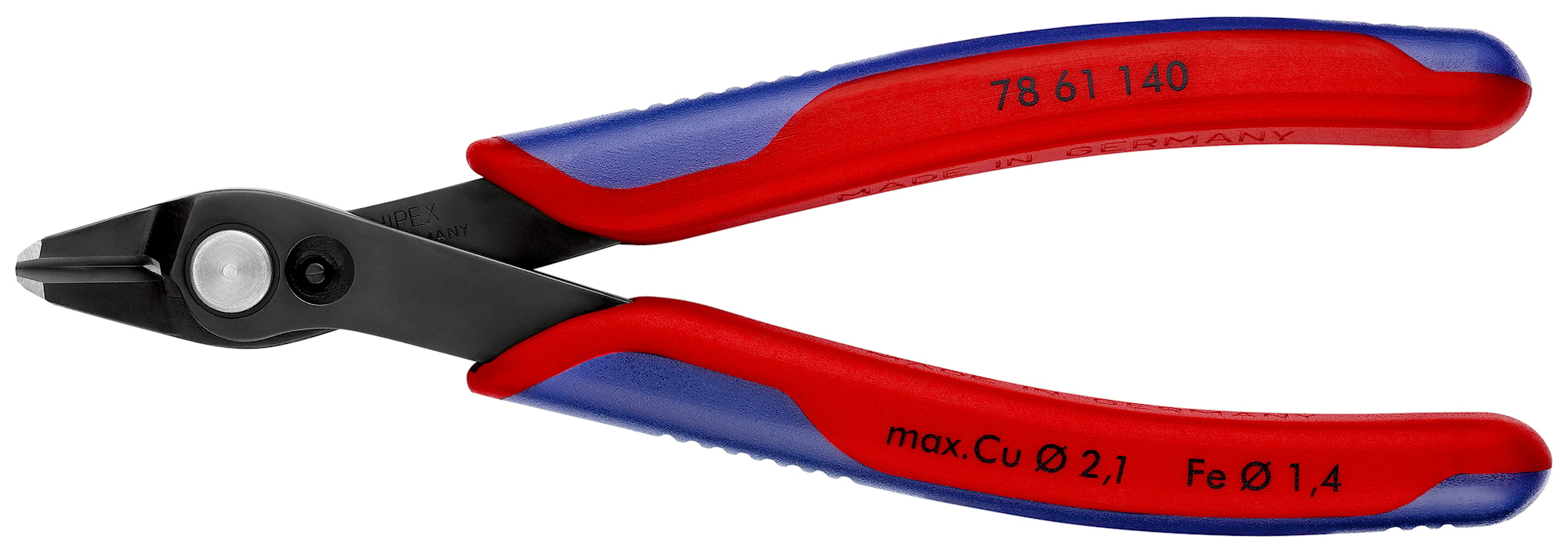 Knipex Elektronikavbitare 7861140 Super-Knips 140mm, utan fasett