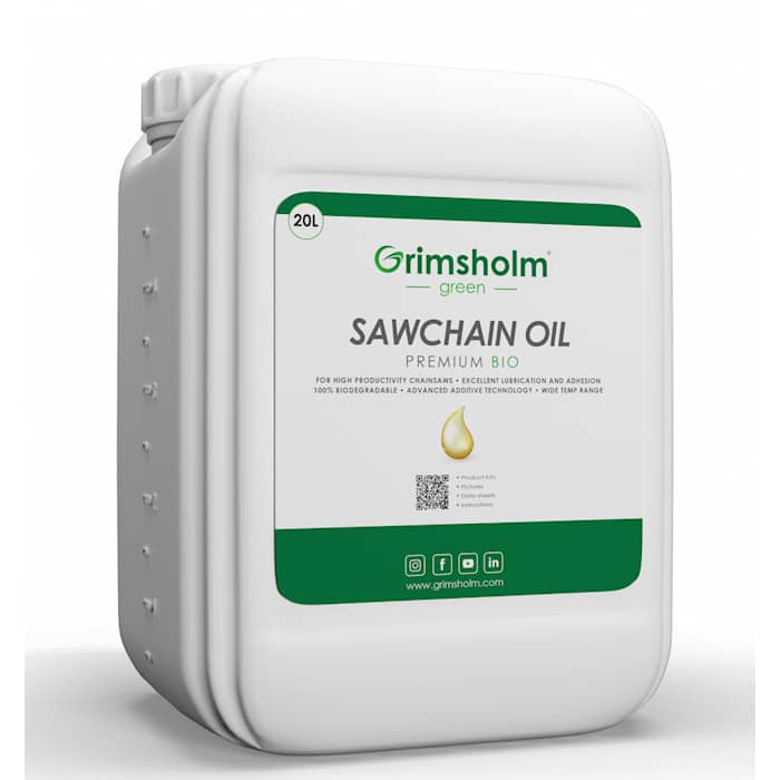 Grimsholm Sägekettenöl Premium Bio, 20 L
