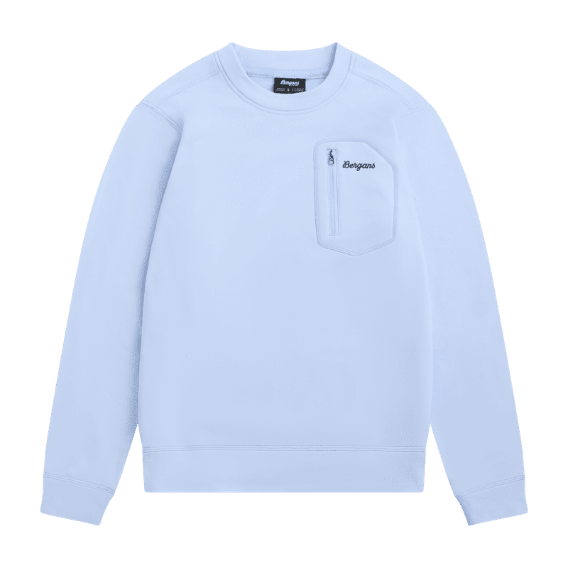 Bergans Midtli Midlayer Sweatshirt Women Cool Blue
