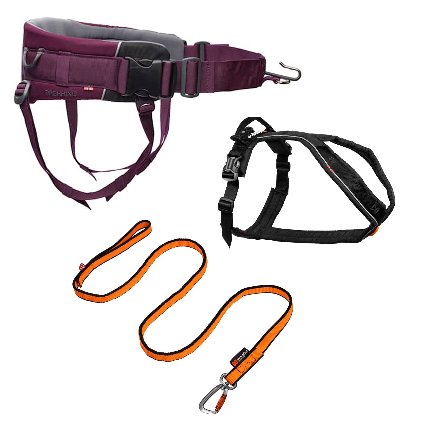Non-Stop Dogwear Turpakke, lilla
