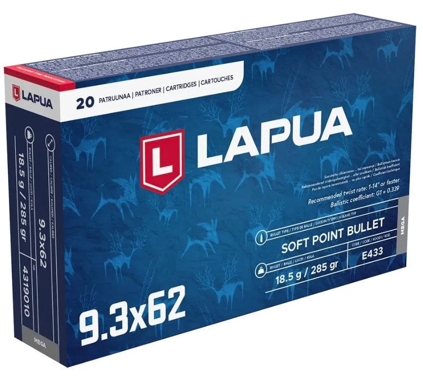 Lapua Mega 9,3X62 18,5g/285gr