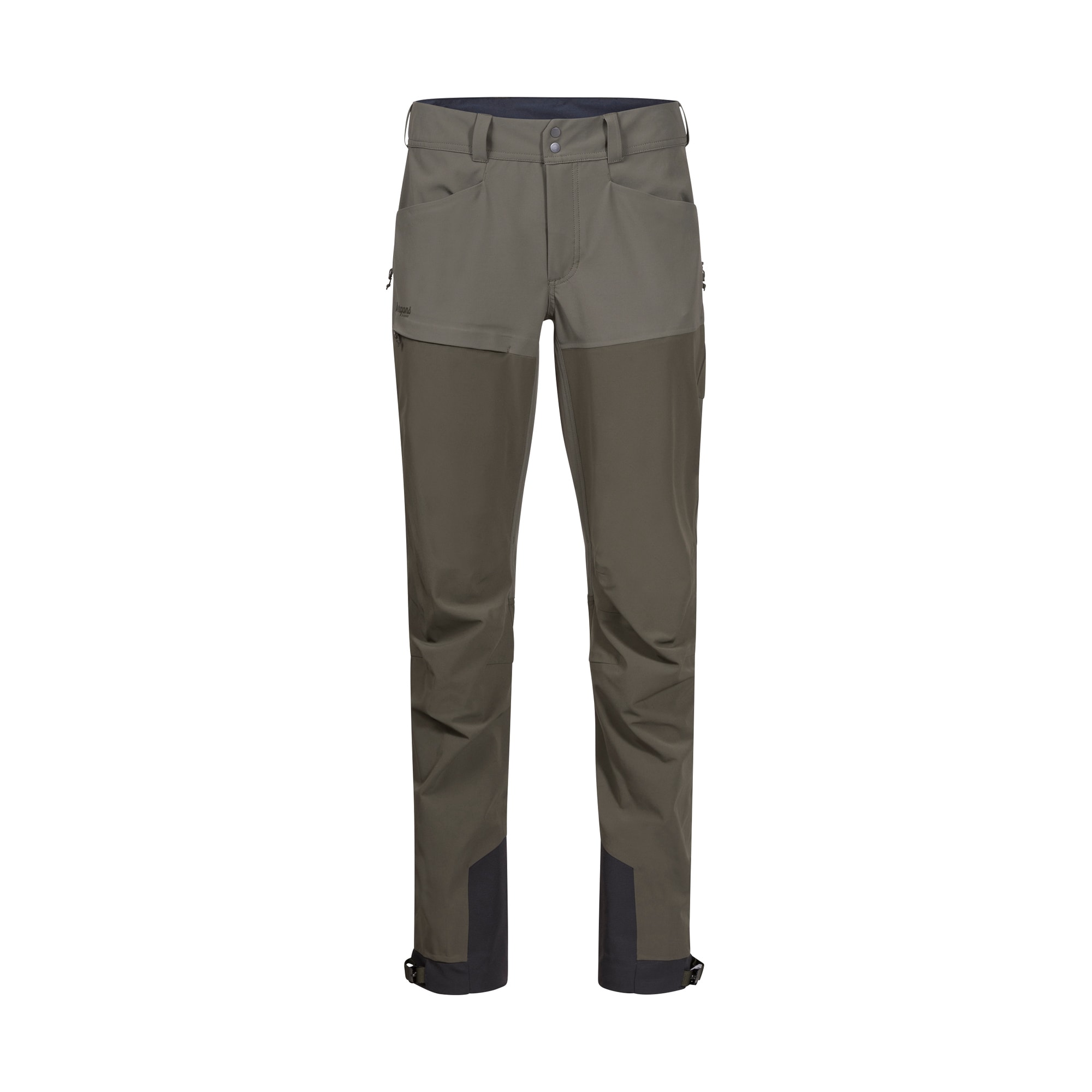 Bergans Bekkely Hybrid W Pants Dark Green Mud/Green Mud