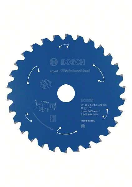 Bosch Sågklinga Expert for Stainless Steel 136×1,5/1,2×20mm 30T
