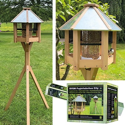 Ryom Fågelhus City med stativ