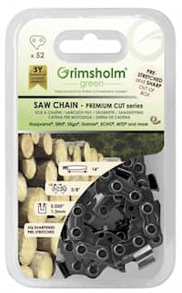 Grimsholm 14" 52dl 3/8" 1,3mm Premium Cut Motorsägenkette