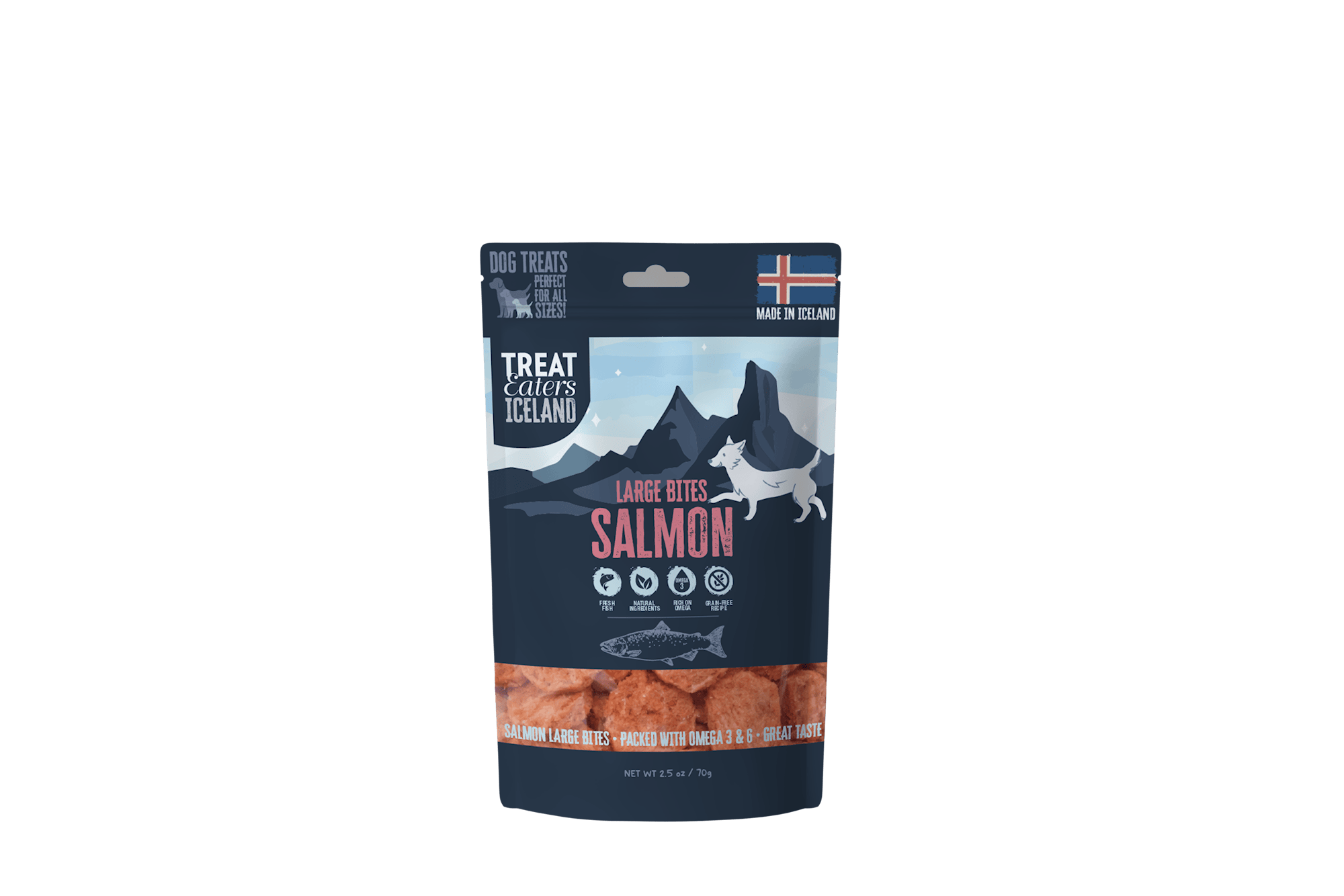 Treateaters Iceland Salmon Large Bites 70g