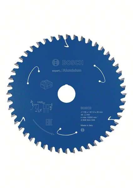 Bosch Sahanterä Expert for Aluminium, 136x1,6/1x20 mm, 48T