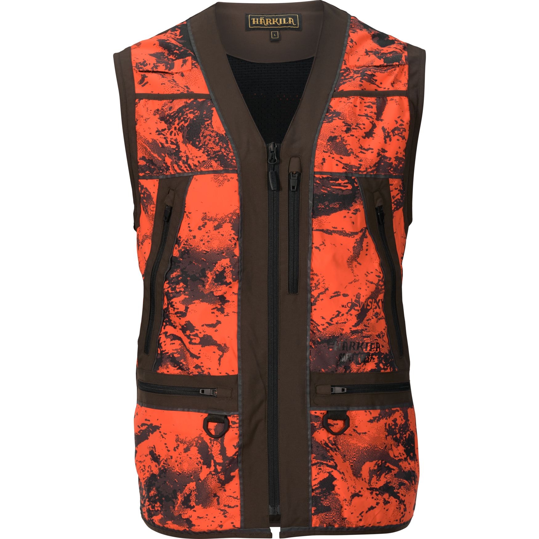 REA/Black Friday Härkila Wildboar Pro Safety väst AXIS MSP®Orange Blaze/Shadow brown 5XL