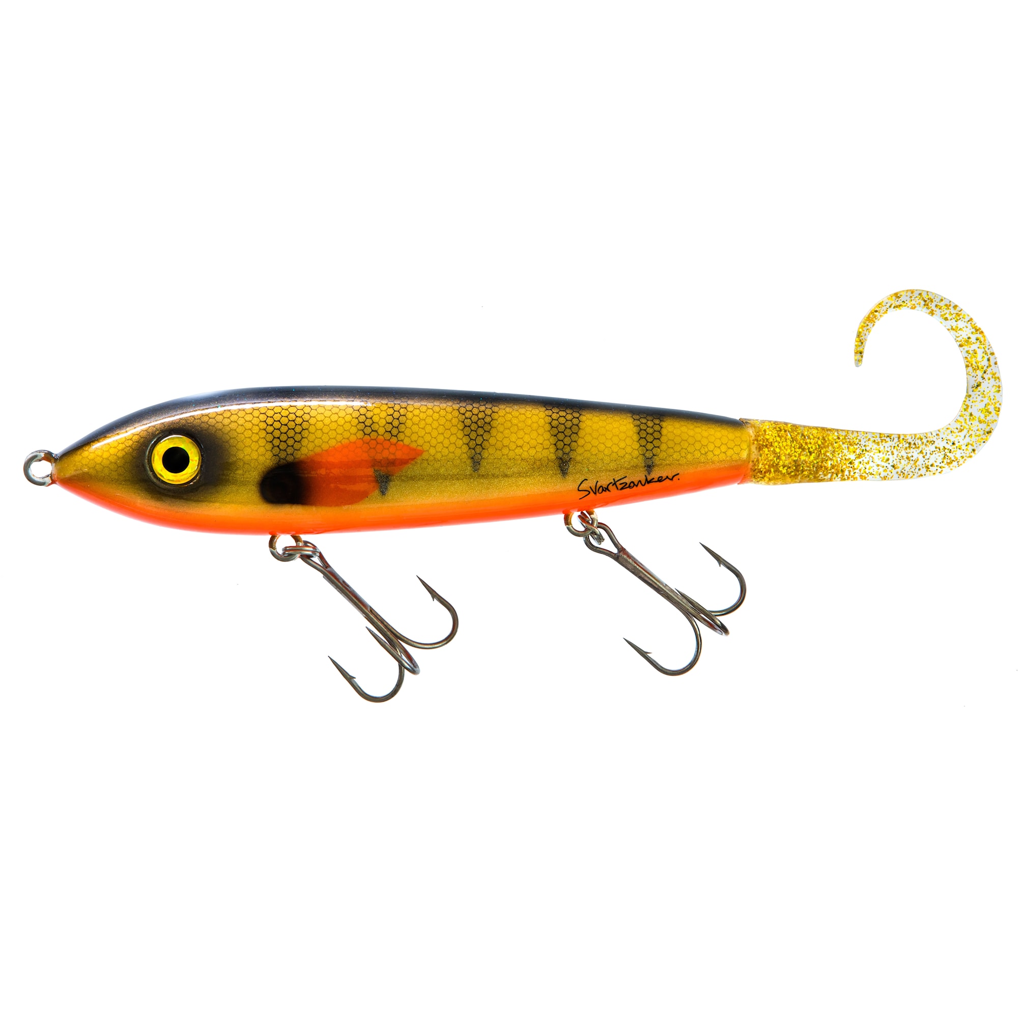 Svartzonker Big McTail on Top 26 cm Orange Belly Perch -