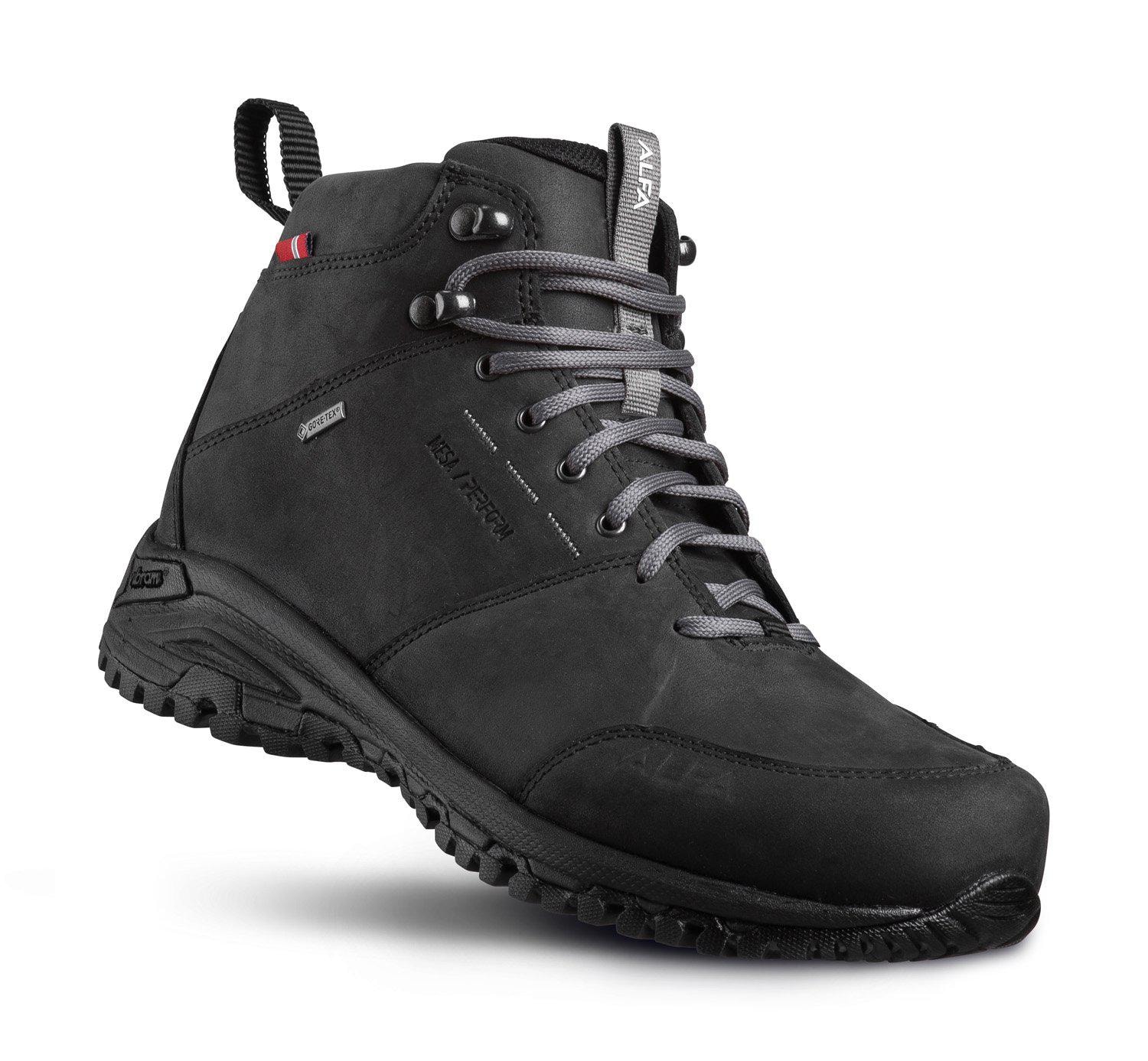 Alfa Herresa Perform GTX Fritidssko Svart Dam 38 - Vattentäta GORE-TEX kängor för fritid