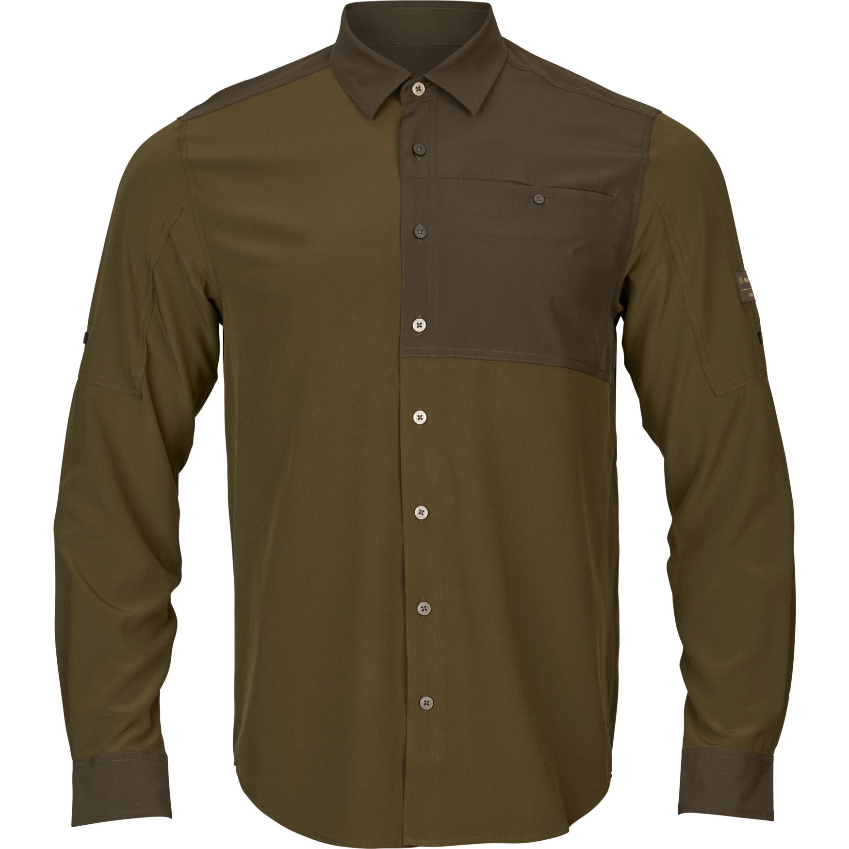 Härkila Logmar Kevyt P/L Paita Miehet Dark olive/Willow green, M