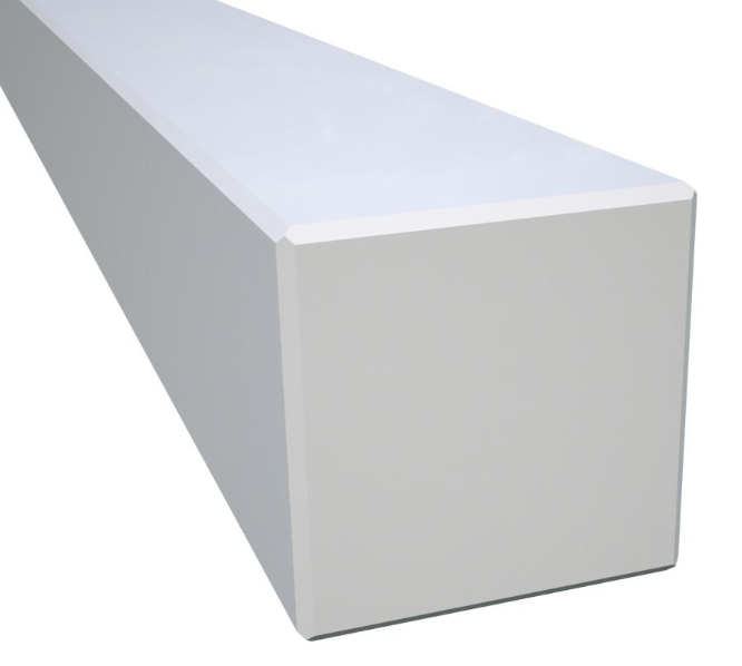 Palmako Stolpe massivt trä 70x70 mm - 1000 mm Vit -
