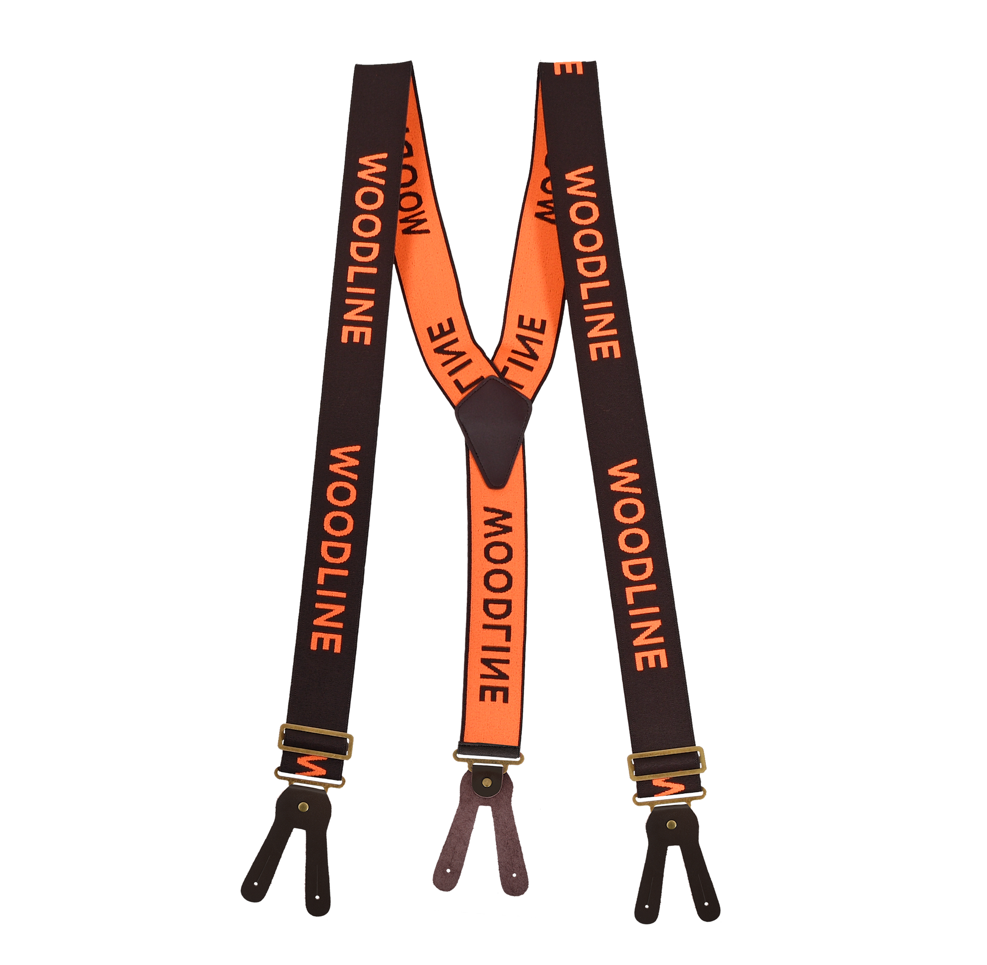 Woodline Henkselit Lenkeillä Ruskea/oranssi 50 mm
