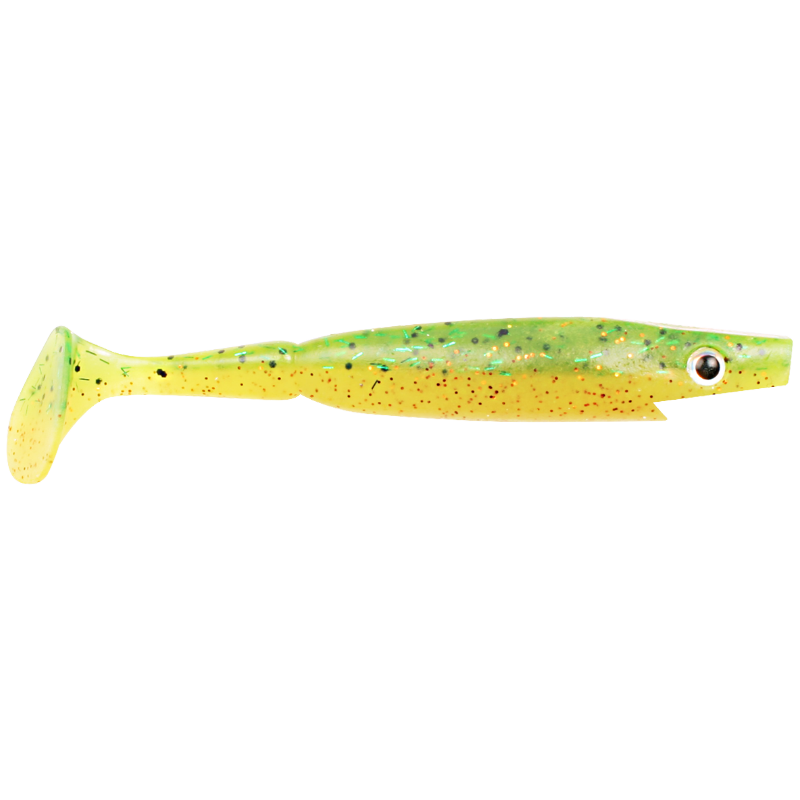 Piglet Shad 12cm - Fire Perch 4-pack -