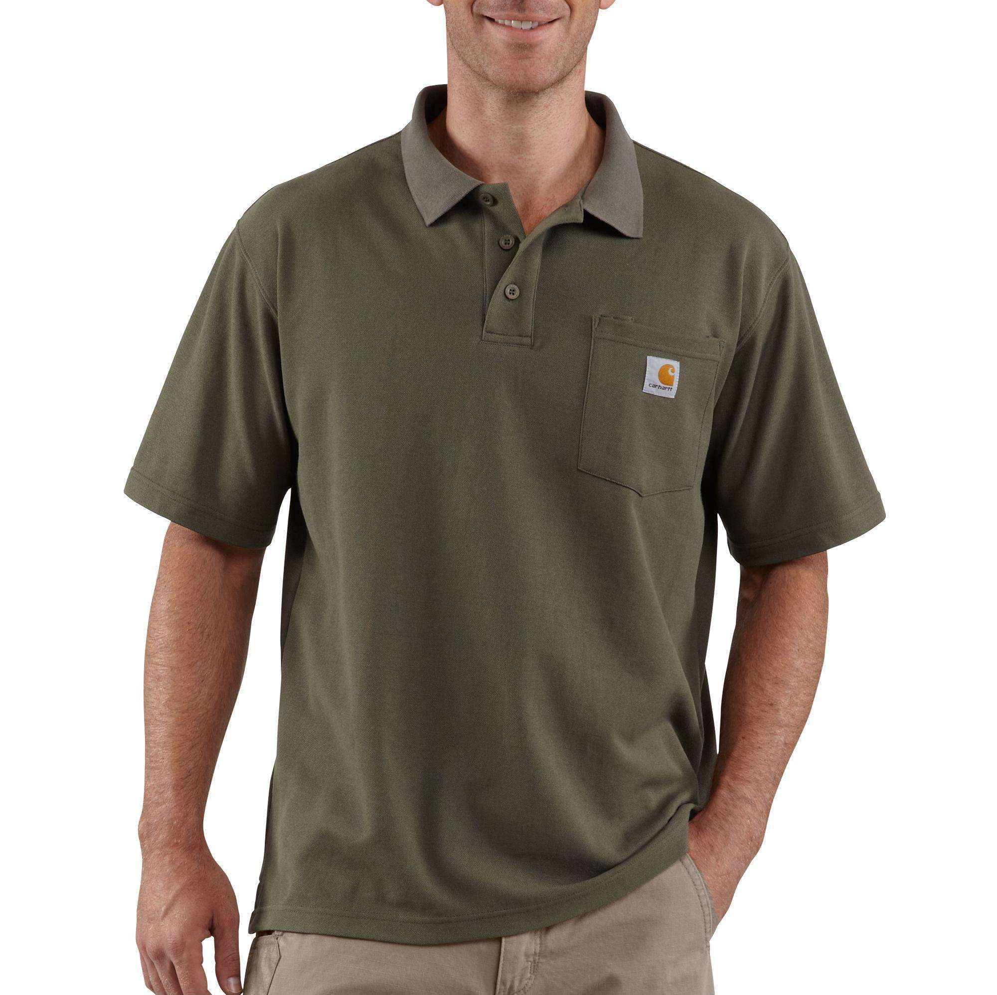 Carhartt Contractor's pikétröja Herr Moss XL