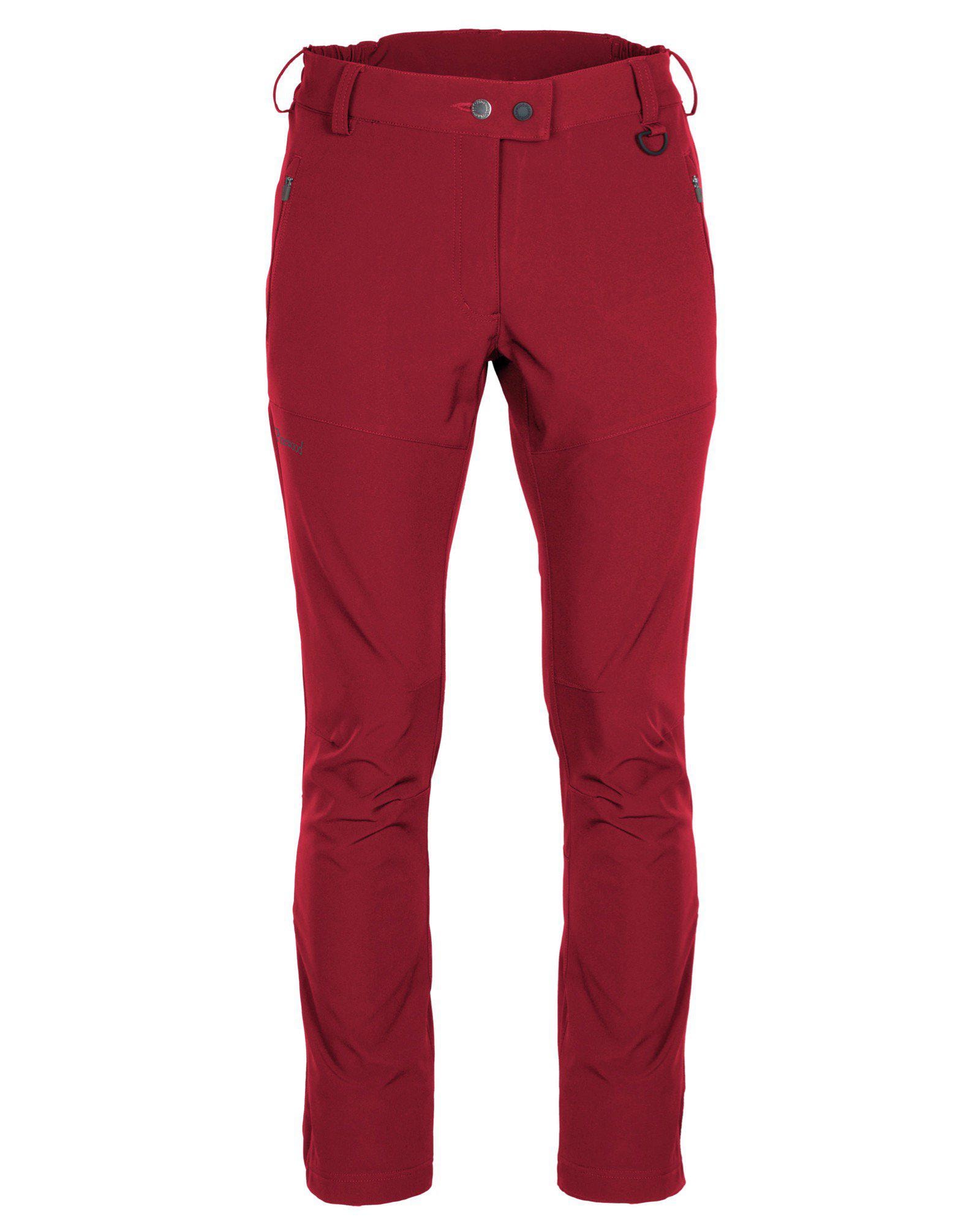 Pinewood Wilda Stretch Shell Byxor Dam Dark Tomato