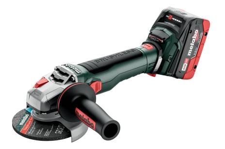 Metabo Vinkelslip WB 18 LT BL 11-125 Quick inklusive 2x5,5Ah batterier & laddare