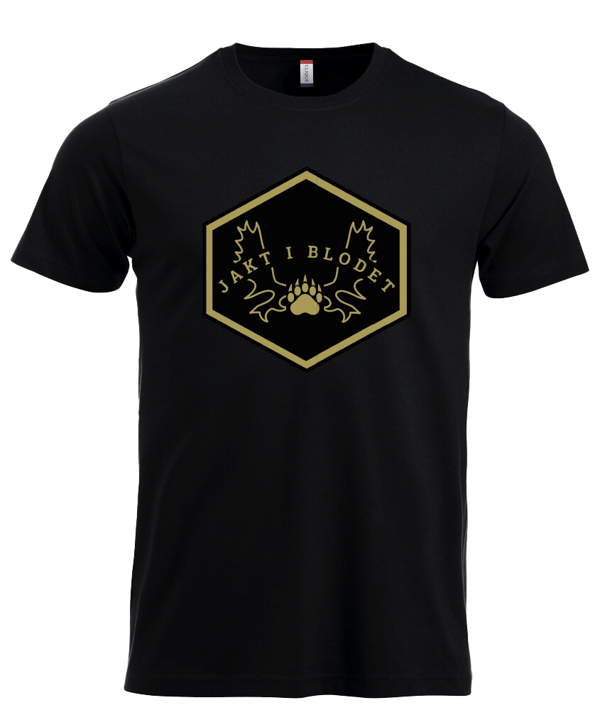 New Classic T-Shirt "Hunting in the blood" Men Black