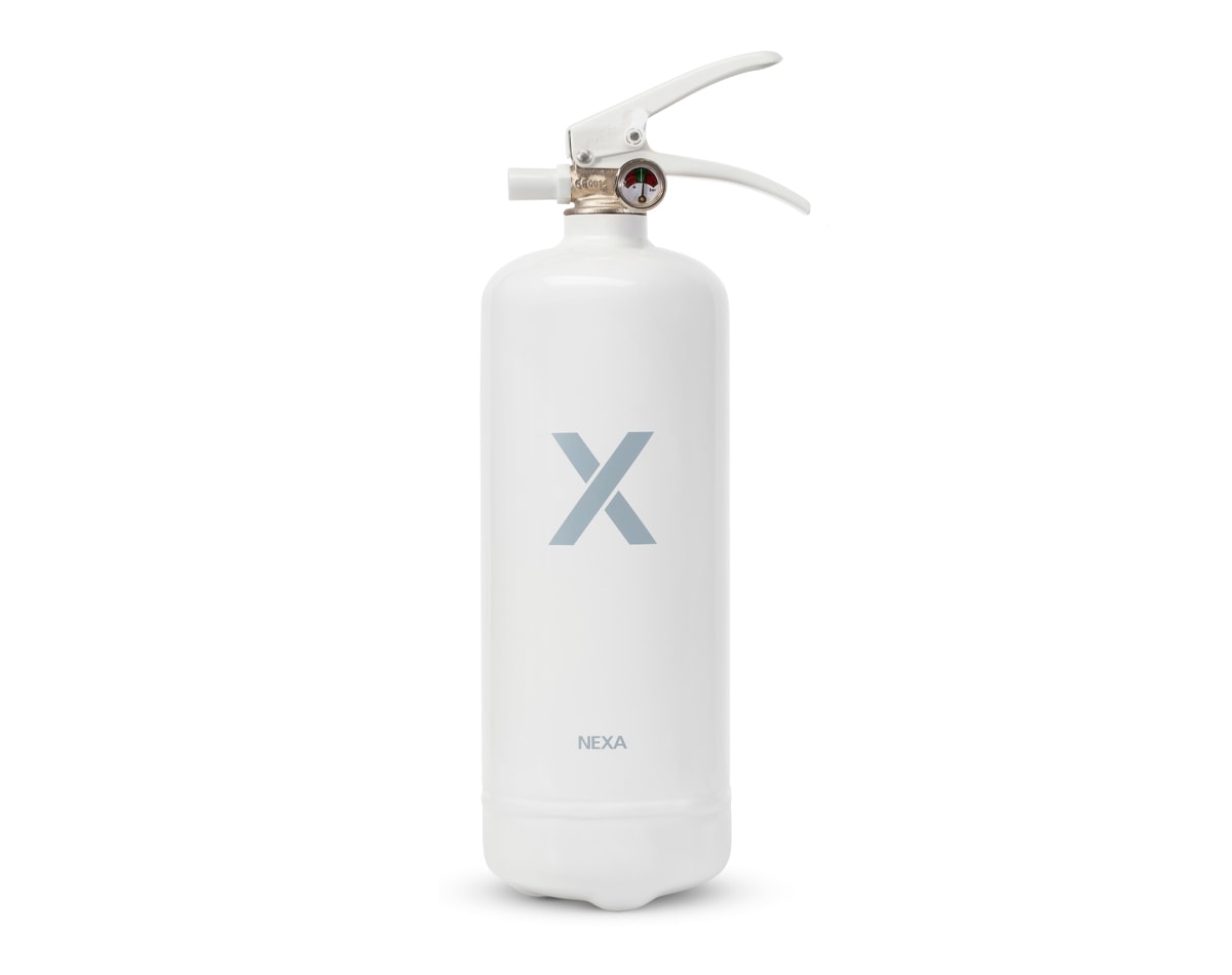 Nexa Brandsläckare 2kg Pulver 13A 89B C Vit