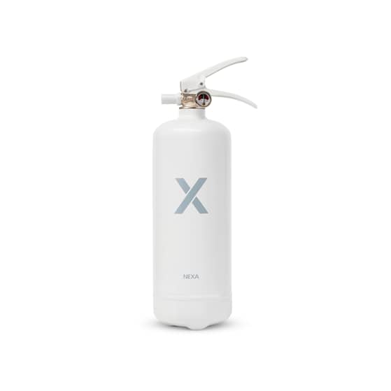 Nexa Fire Extinguisher 2kg Powder 13A 89B C White