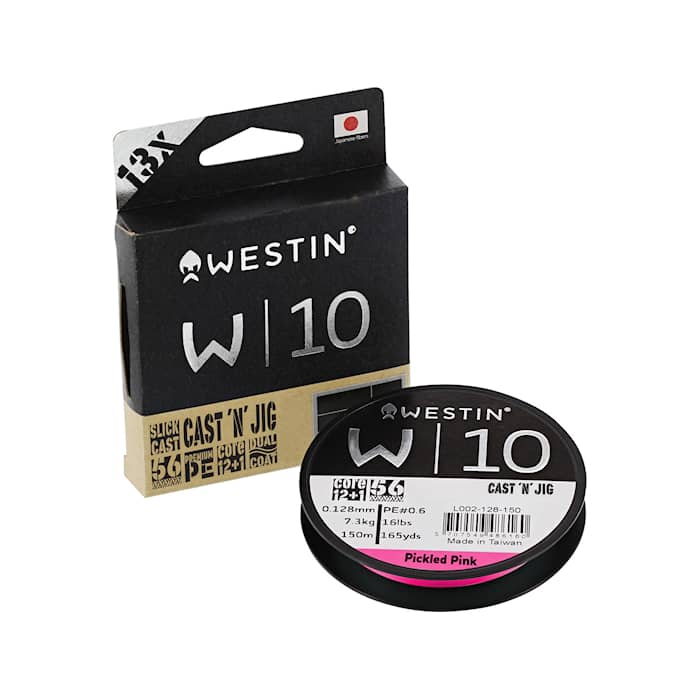 Westin W10 13 Braid Cast 'N' Jig Pickled Pink 110m Flätlina