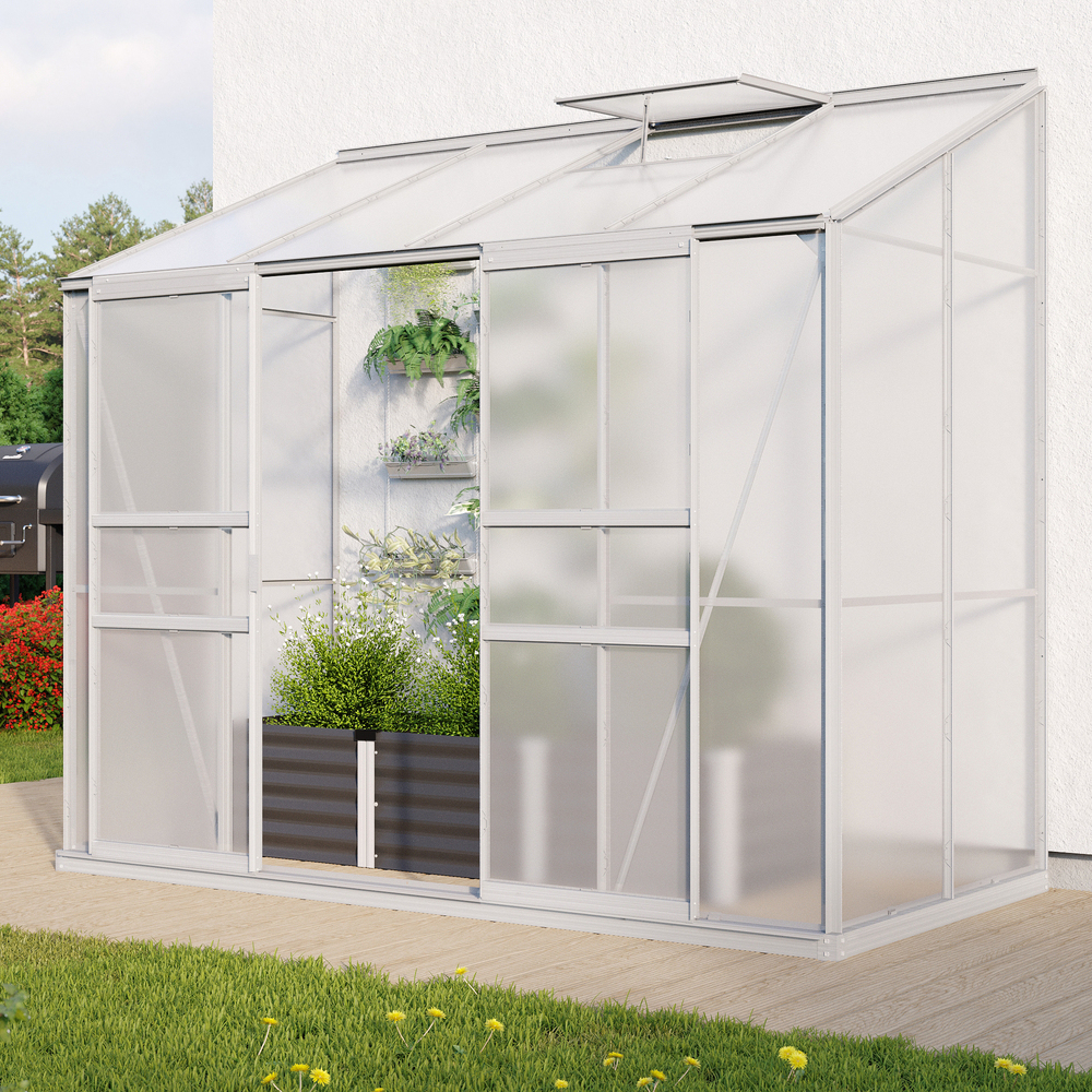 Vitavia Ida 3300 Växthus Plast med sockel - 3,3 m2