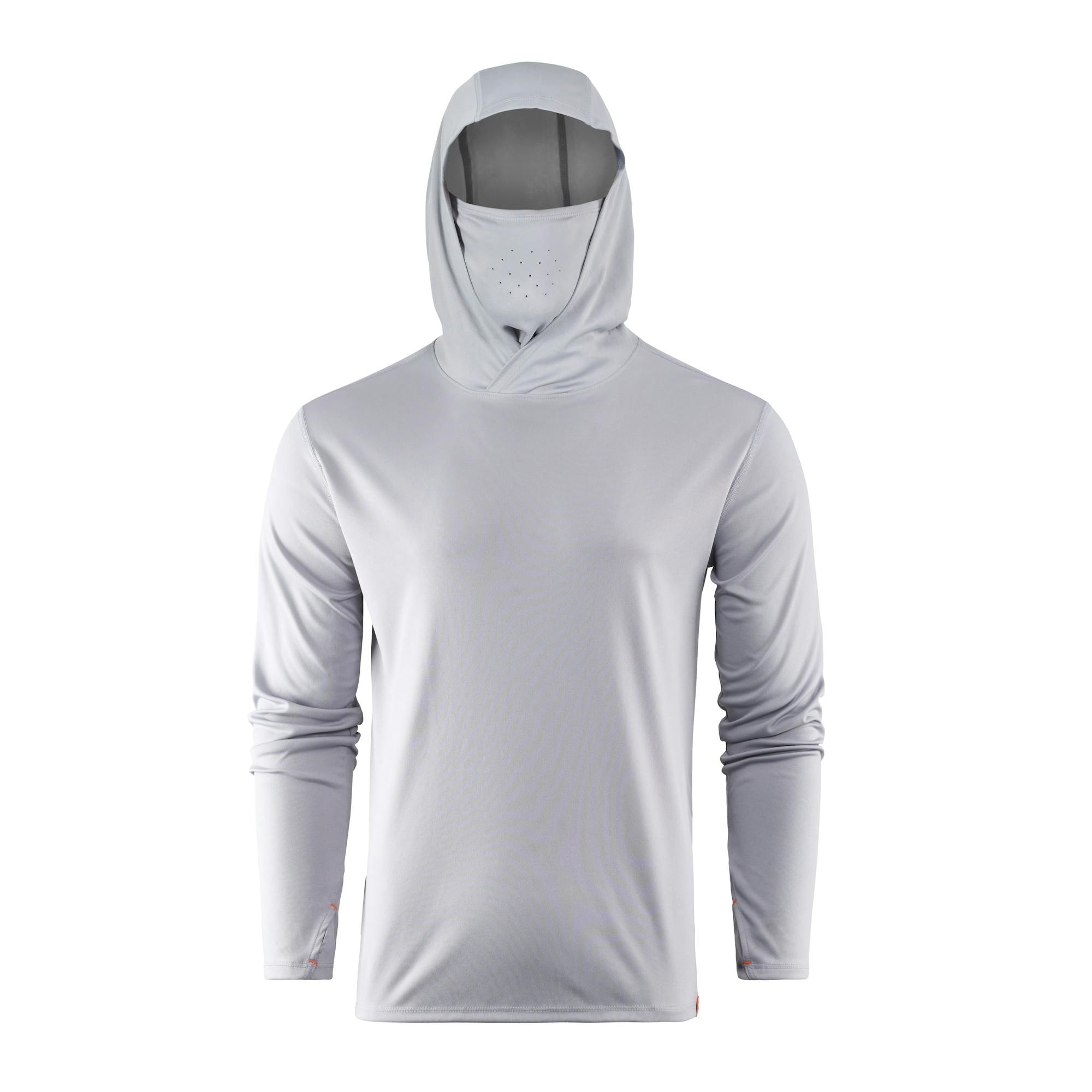 Grundens Tough Sun Masked Hoodie Mist