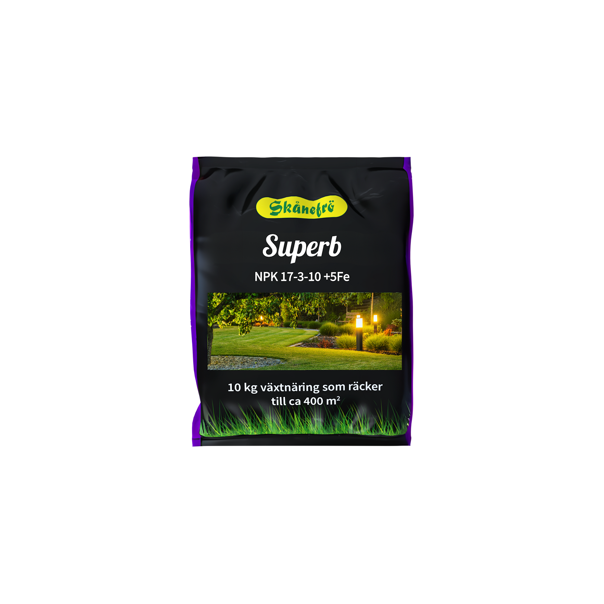 Skånefrö Superb 17-3-10 +järn 10kg Gräsmattegödsel