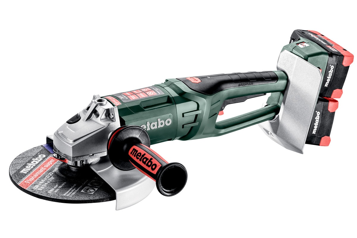 Metabo Vinkelslip WPB 36-18 LTX BL 24-230 Quick med 4x8Ah batterier & laddare