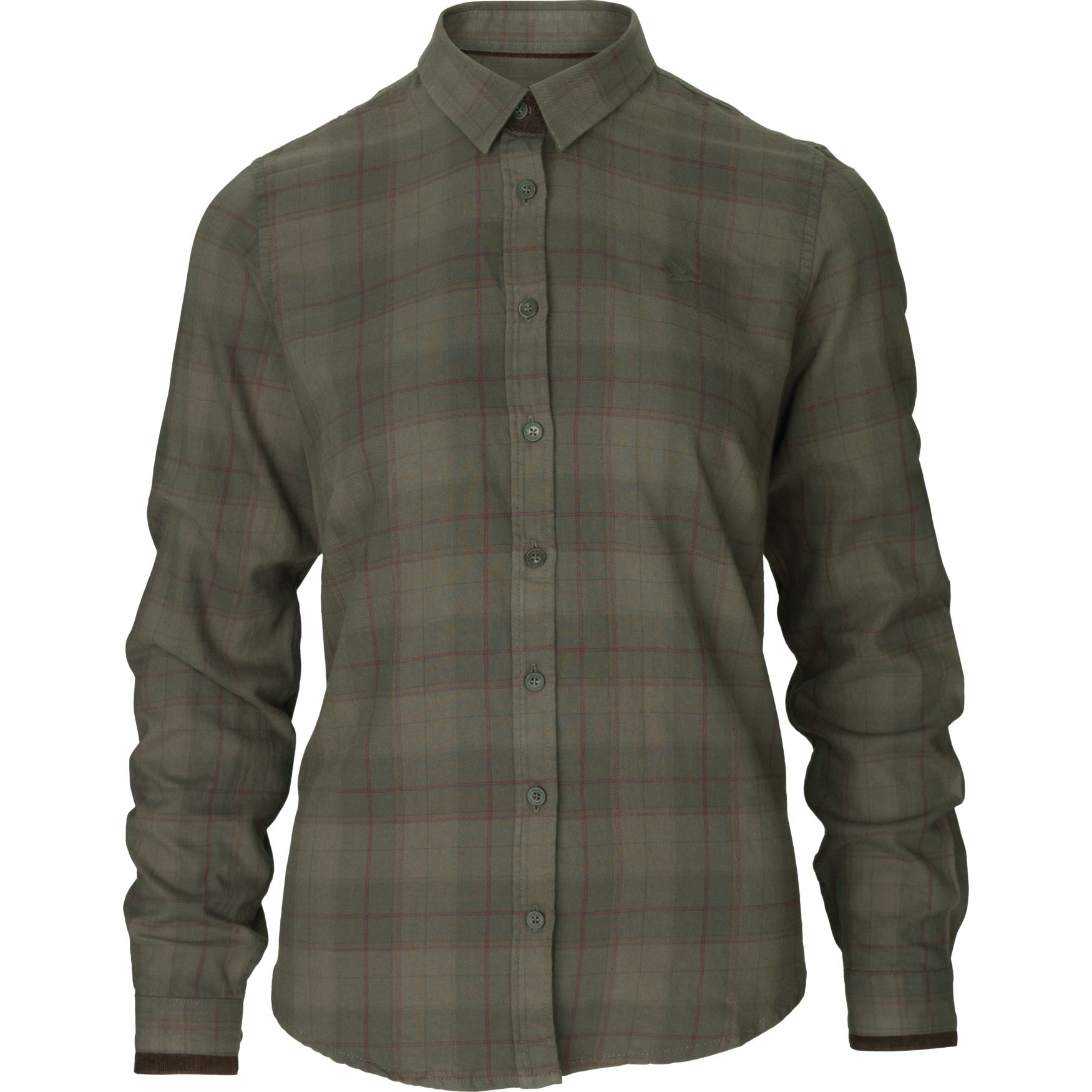 REA/Black Friday Seeland Range Lady skjorta Pine green check XL