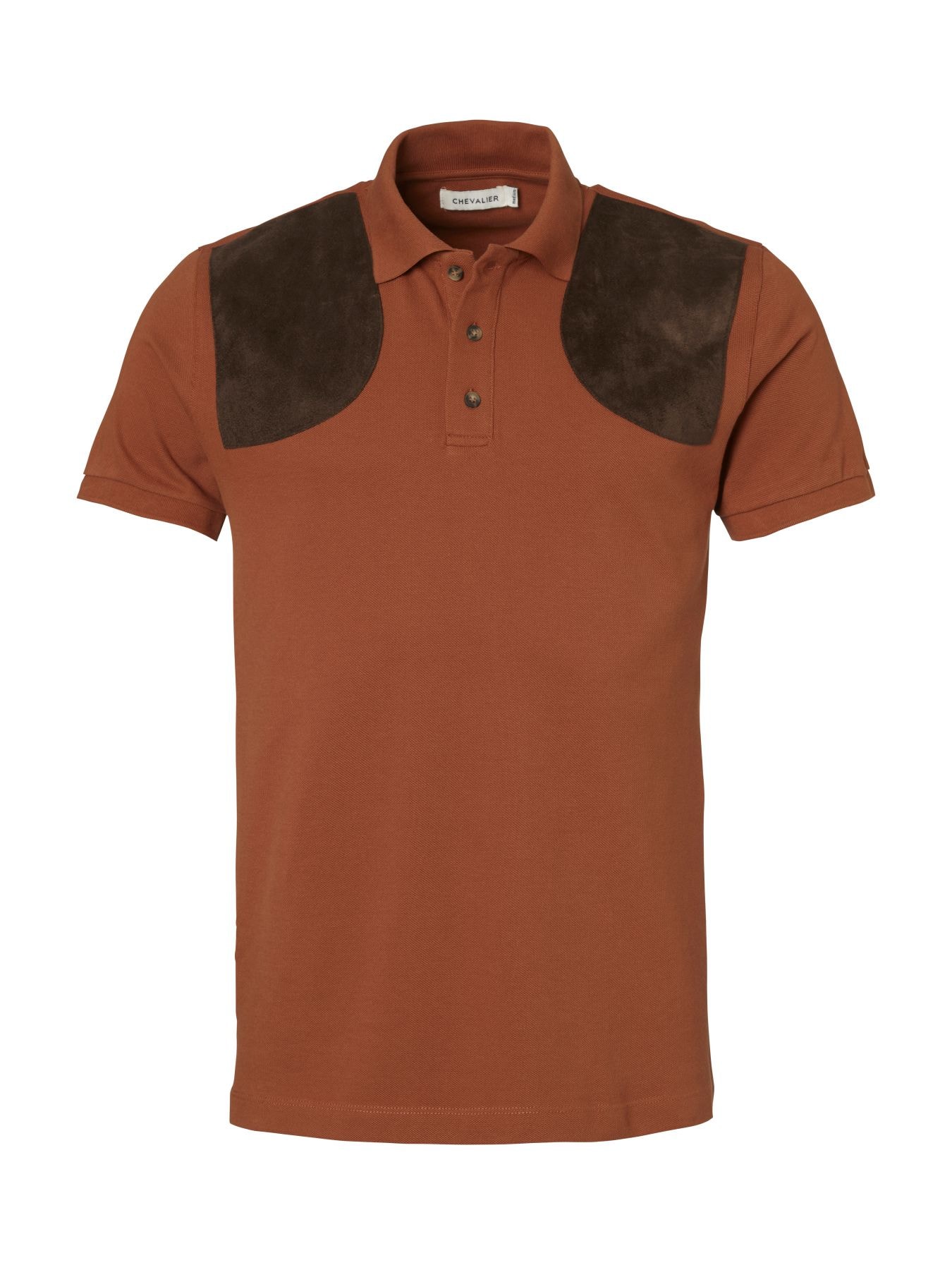 Chevalier Eyam Shooting Polo Shirt Men Amber