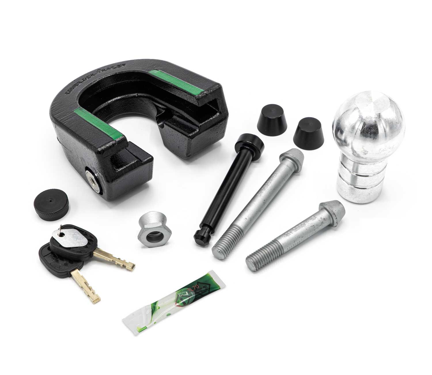 Combilock Trailerlås Grön 60mm - 12mm